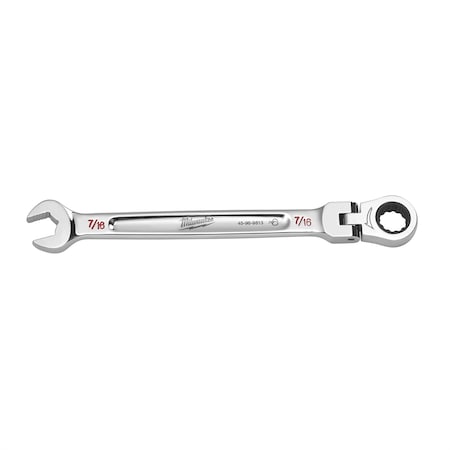 7/16 Flex Head Ratcheting Combination Wrench